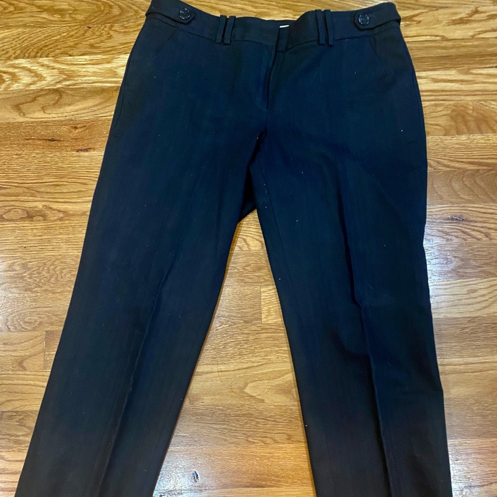 Loft. Black ankle length. Size 6